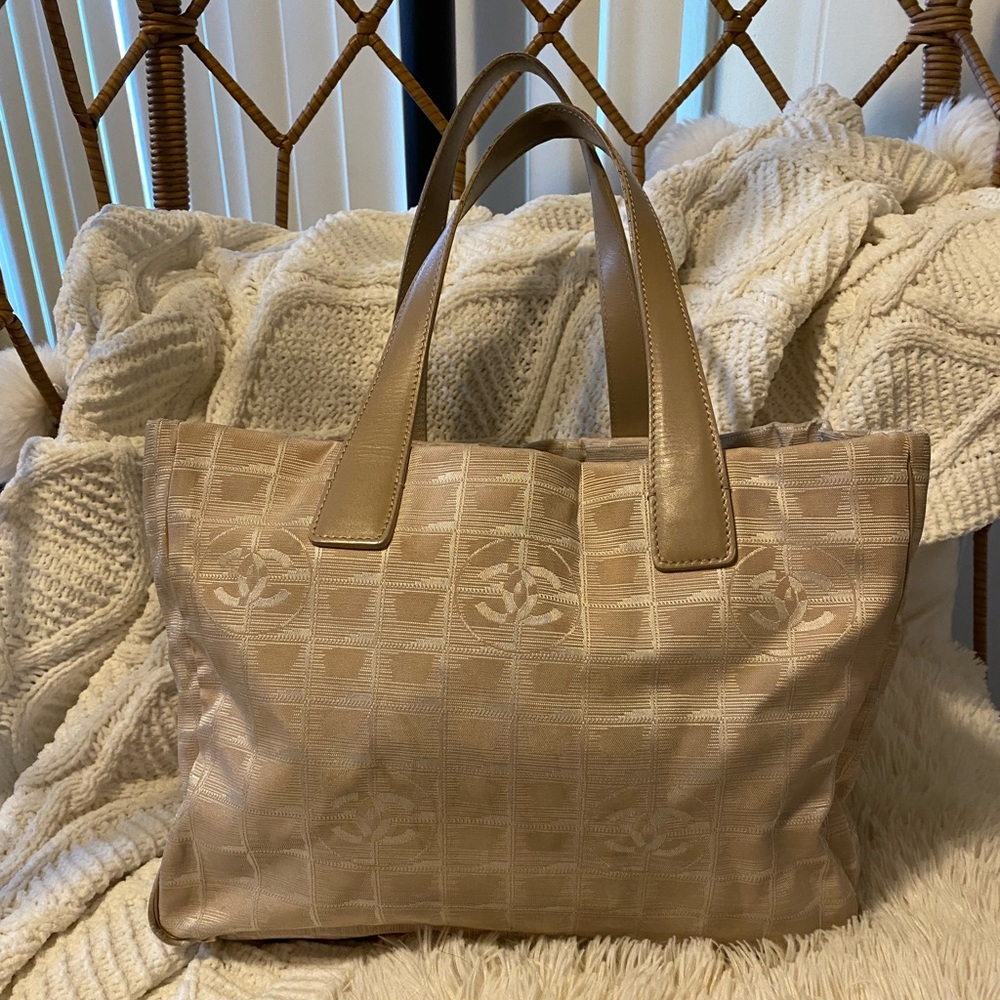 Authentic Chanel Travel Line Tote